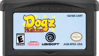 Dogz Fashion GameBoy Advance US box art